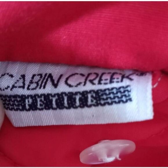 VINTAGE CABIN CREEK RED COAT SZ.SP GUC. - Picture 6 of 9